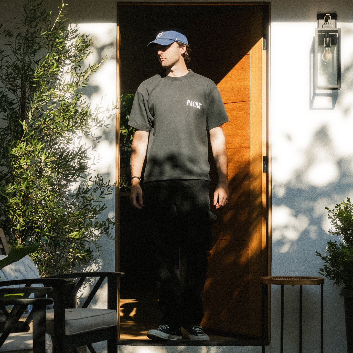 Summerdale Tee Washed Black (SHIPS IMMEDIATELY)