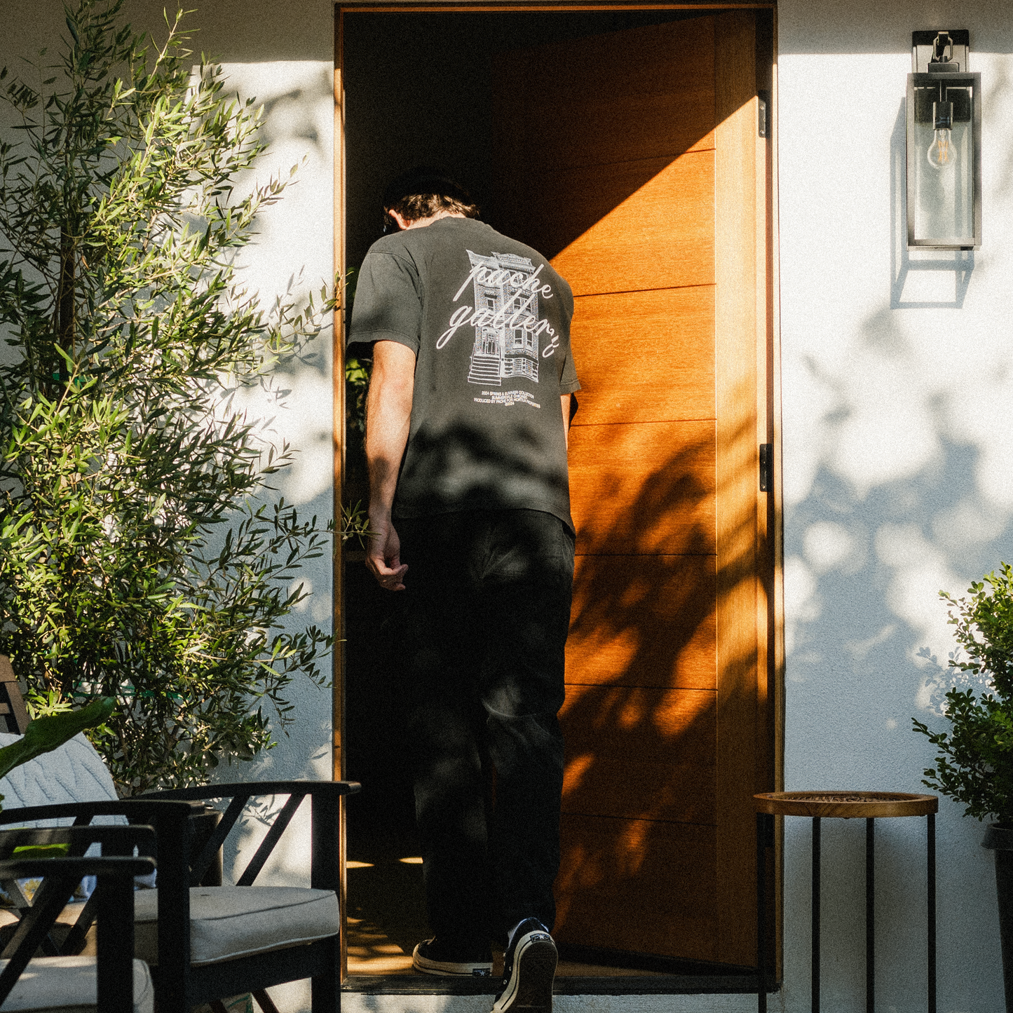 Summerdale Tee Washed Black (SHIPS IMMEDIATELY)