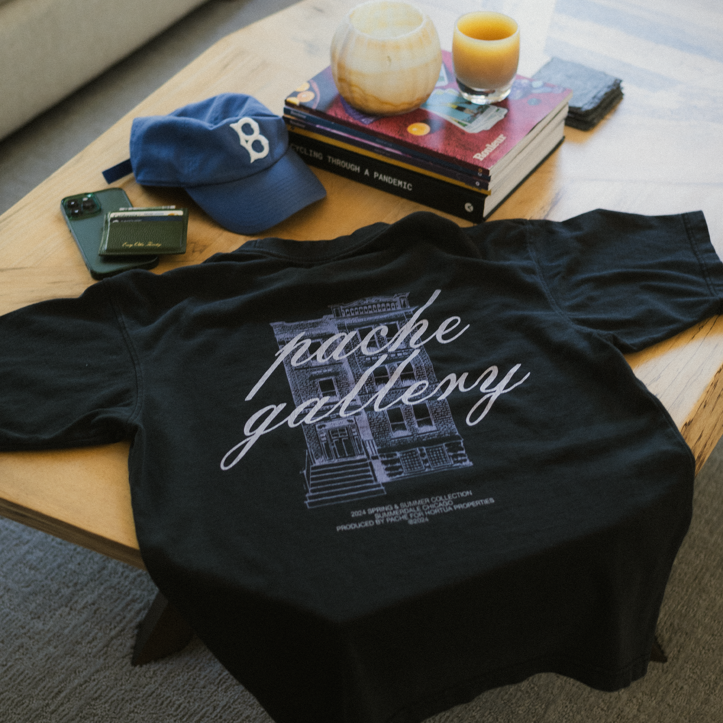 Summerdale Tee Washed Black (SHIPS IMMEDIATELY)